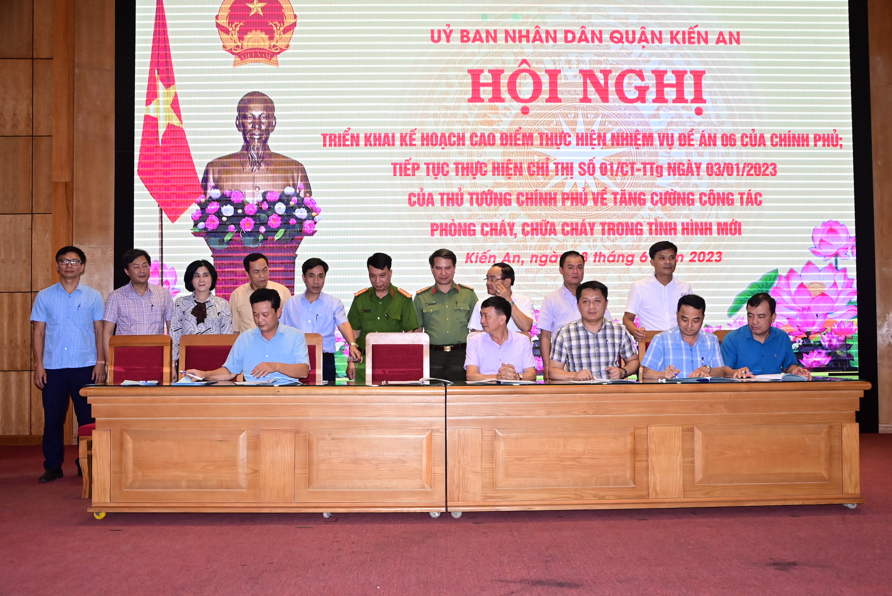 Quận Kiến An: Triển khai cao điểm thực hiện Đề án 06/CP và Chỉ thị 01/CTTg về tăng cường công tác PCCC